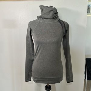 Nike Gray Dri-Fit Cowl Neck Long sleeve Pullover Sweatshirt (Like New)